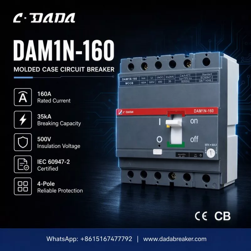 Прецизна защита за индустриални мрежи: C·DADA DAM1N-160 MCCB